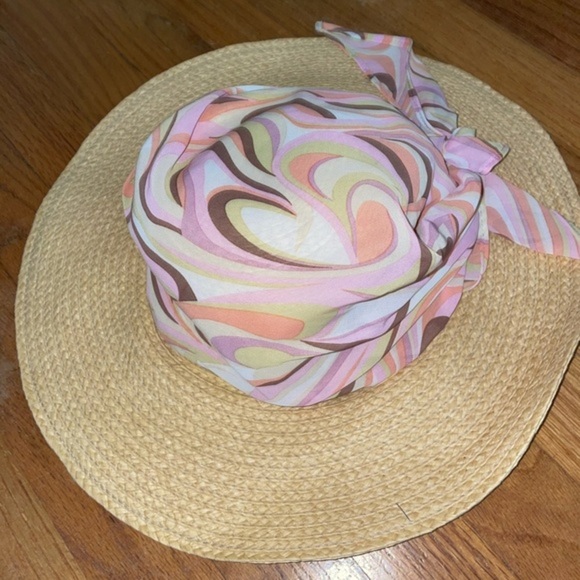 Liz Claiborne Sunhat/paisley pink - Picture 2 of 6
